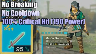 How to EASILY Get the Glitched Master Sword NoMsgFound AND Upgrade it for Broken Stats