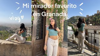 Mi MIRADOR favorito en GRANADA vlog