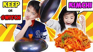 DON’T CHOOSE THE WRONG DISH SWITCH UP SLIME CHALLENGE! JK Slime | Fun Kids Video