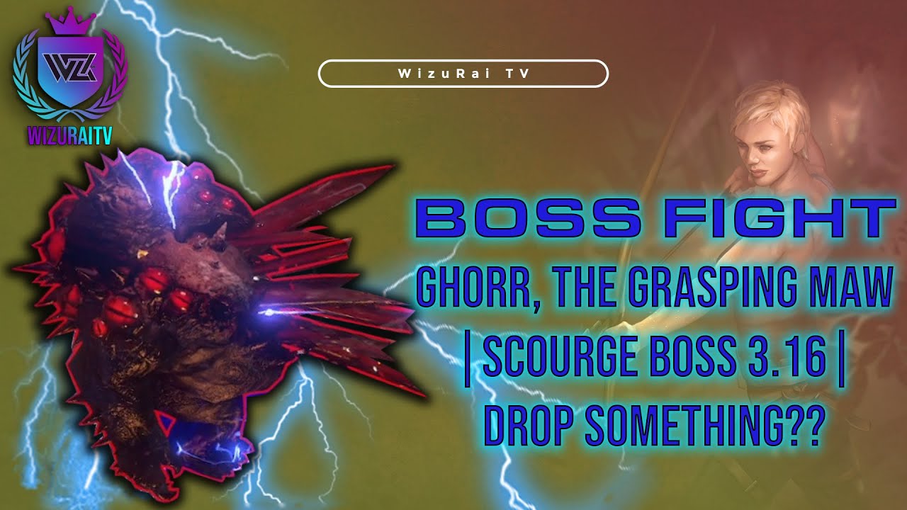 Scourge Boss - Ghorr, The Grasping Maw | Boss Fight (3.16) | Path Of Exile | Lightning Arrow Build