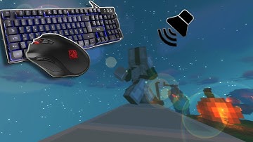 Breezily Bridging In Hypixel Bedwars! || Keyboard + Mouse Sounds (ASMR)