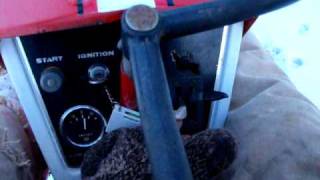 simplicity broadmoor with snow blower,cold start,