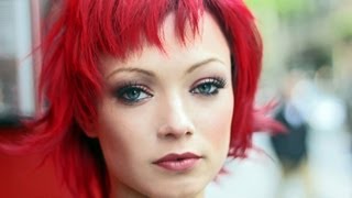Long To Short Hair Makeovers ✂ Bright Red Hair ✂ How To Cut Choppy Layers & Bangs By Stuart Phillips