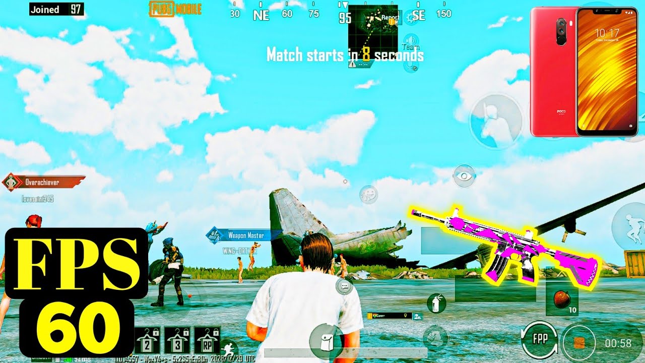 Poco f1 pubg mobile Gameplay | Poco f1 Smooth Extreme 60 fps | Poco f1 lag fix