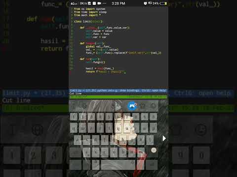 menyelesaikan soal limit menggunakan program python!! || TERMUX