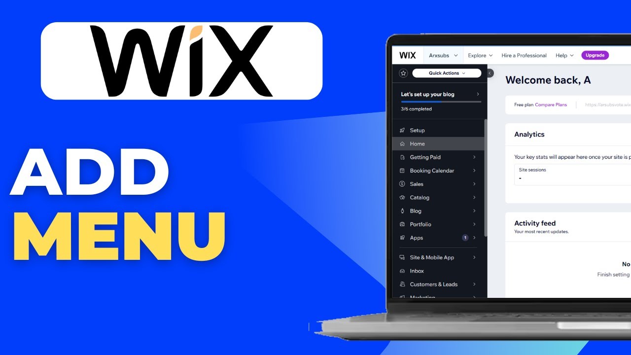 How To Add Menu In Wix Studio | 2025 | Step-by-Step - YouTube