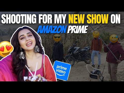 Shooting My New Amazon Prime Show! 🎬 Bts Vlog @tejasswiprakash413