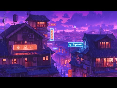 Midnight Rain Journey Chill Lofi Hip Hop To Unwind Live Stream By The Japanese Town
