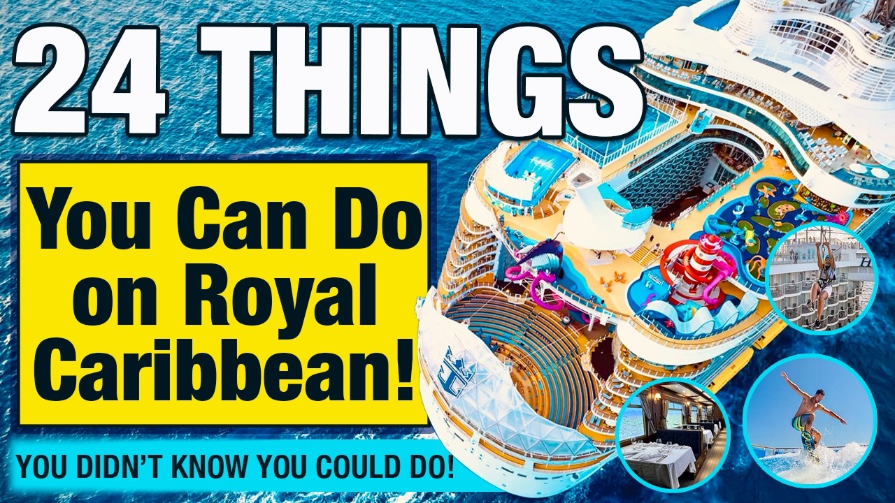 24 Things YOU DIDN'T KNOW You Could Do on Royal Caribbean!