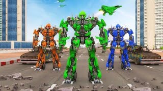 US Army Robot Transformation Jet Robo Car Tank Simulator| Android/IOS Gameplay screenshot 5
