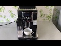 Кофемашина Delonghi ECAM 23.460.B готовит капучино.