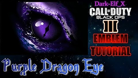 Black Ops 3 Emblem - Purple Dragon Eye