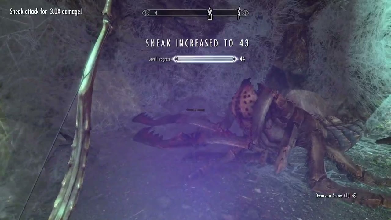 Modded Skyrim gameplay 