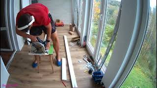 картинка: День 37 год 7. Установка межкомнатной двери. Первая дверь. Гардероб