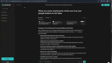 Perplexity Hackathon Submission: Fact Checker