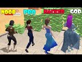 NOOB vs PRO vs HACKER vs GOD - Money Run 3D!