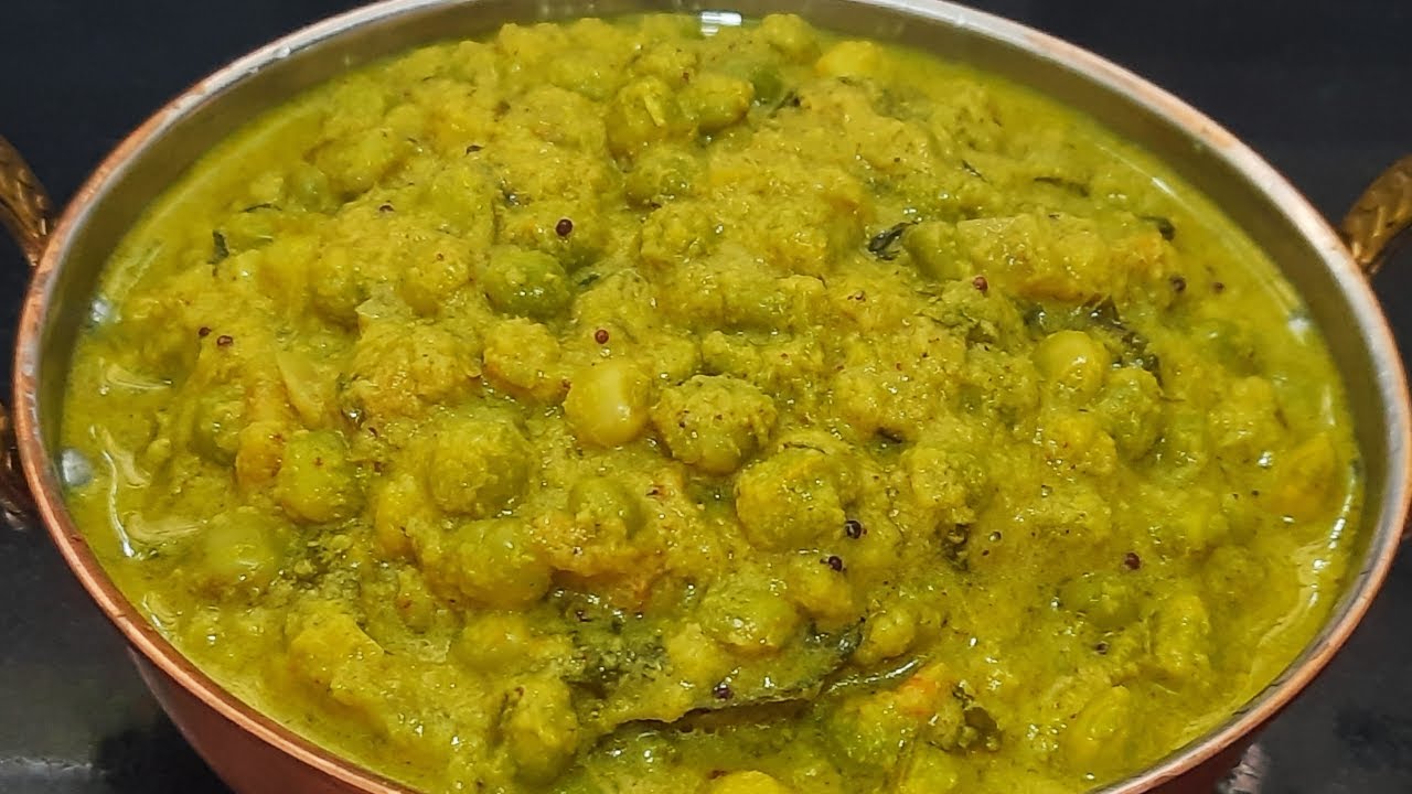 ಹಸಿ ತೊಗರಿ ಕಾಳಿನ ಮಸಾಲಾ ಪಲ್ಯasi Togari kalina palyaFresh pigeon pea curry in Kannadapalya
