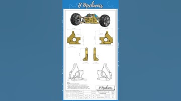 Front Two Side L,R Mechanism📌 #automotive#mechanic#automation #animation#machinedesign@H-mechanics