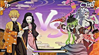 Zenitsu Infinity Castle Nezuko Vs Gyutaro Daki Demon Slayer The Hinokami Chronicles 2