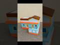 Amazing colourful mini thermocol house 🏡 #craft #diy