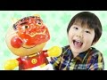 鬼のアンパンマンおもちゃと節分！まめまきをするそうちゃん