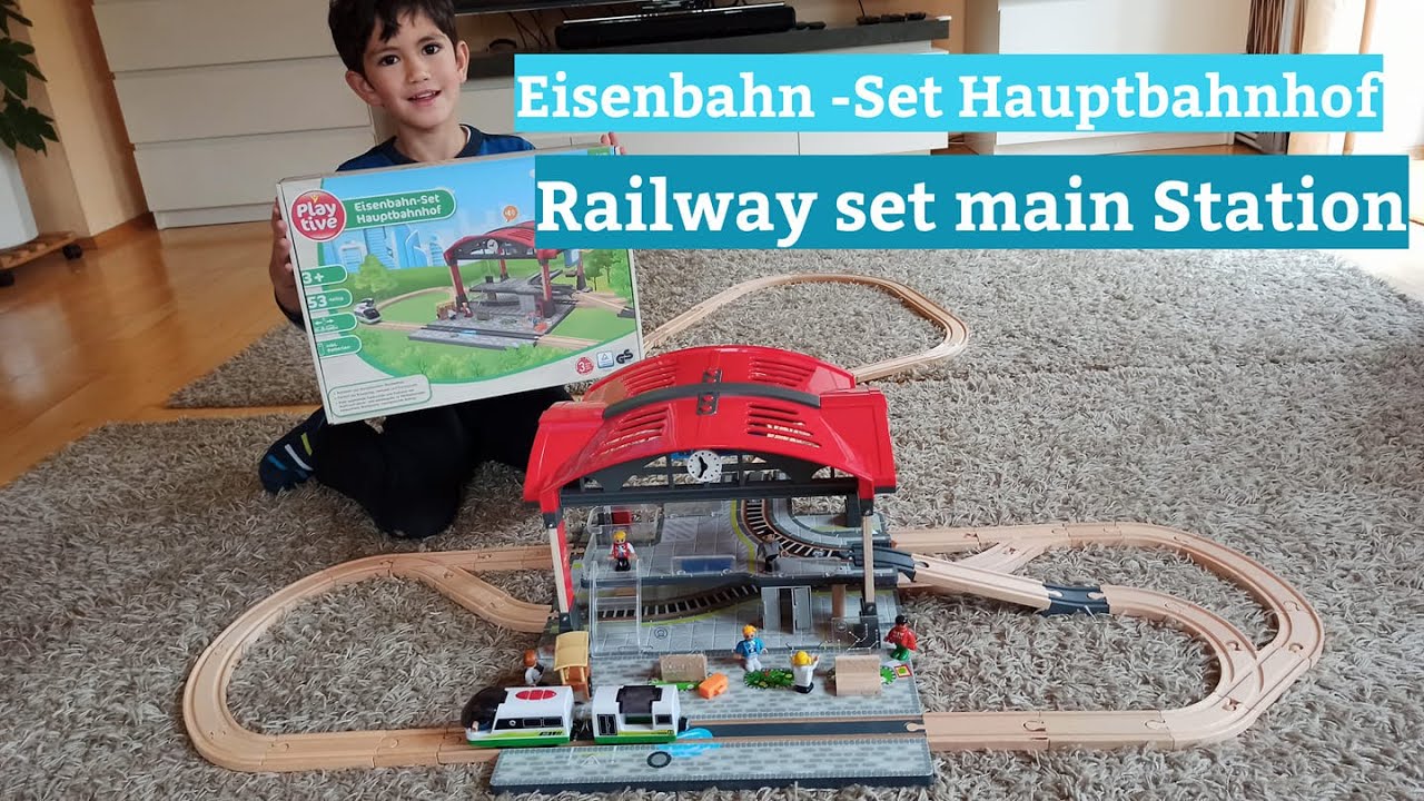 Eisenbahn-Set Hauptbahnhof -Railway set main Station || Leon Mace || -  YouTube