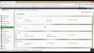 Sales Invoices in Sage x3