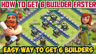 How to get 6 builder faster , Faster way to get 6 builders , 6th builder clash of clans Tamil #Shan