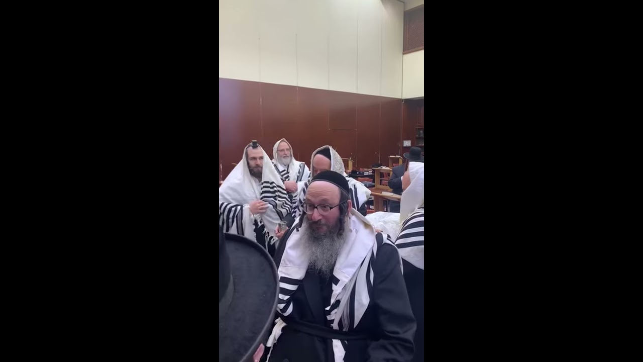 Baby Getting Name Shaya Ben Reb Moshe At His Bris