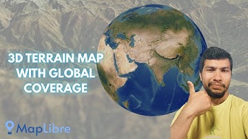 Create Realistic 3D World Maps Using Open Data | Free Global Terrain Tutorial