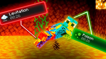 Minecraft but Every 30 Seconds I Get a RANDOM Potion Effect!