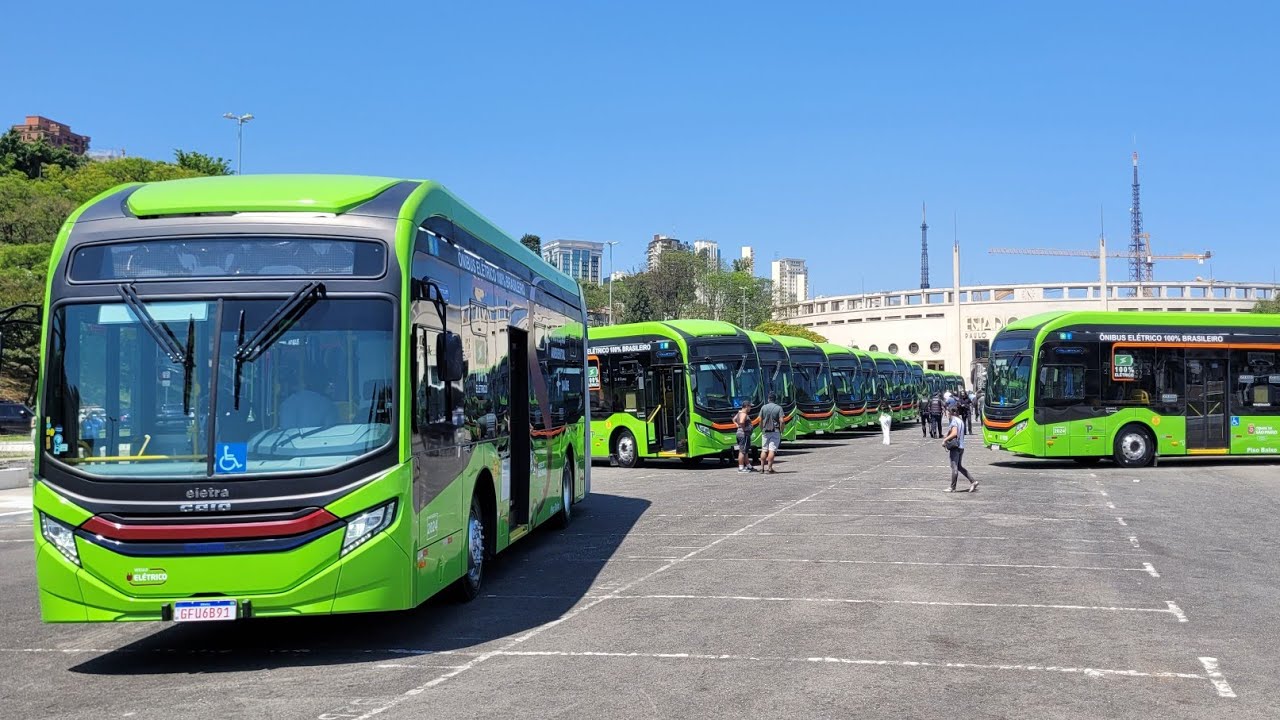 FUI CONFERIR A ENTREGA DOS 50 NOVOS ÔNIBUS ELÉTRICOS DA CIDADE de SÃO PAULO - NOVA GERAÇÃO de 🚌