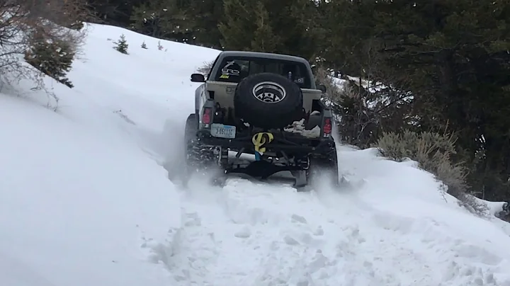 Jan. 6, 2018 Snow Wheeling Wild Horse Range