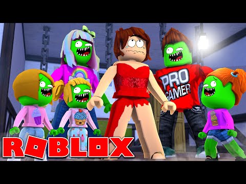 Roblox Zombie Family Vs Red Dress Girl Youtube - happy roblox family survive the red dress girl youtube