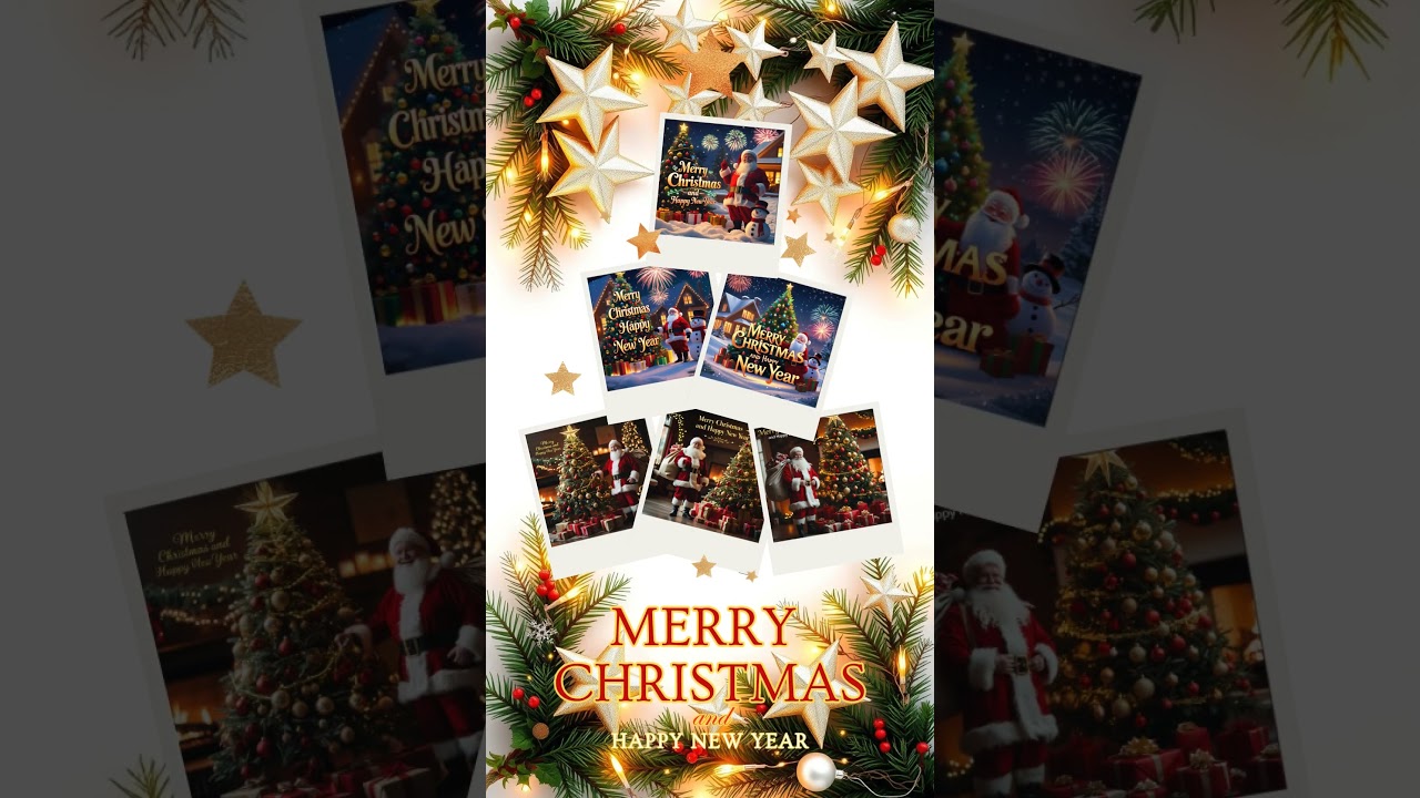 Christmas WhatsApp Status | Happy New Year 2025 | Merry Christmas | Christmas Status Video 2024