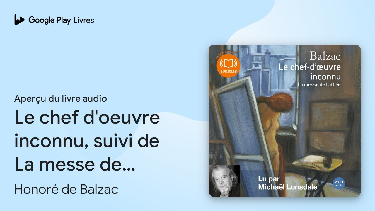 Le chef d'oeuvre inconnu, suivi de La messe de… de Honoré de Balzac