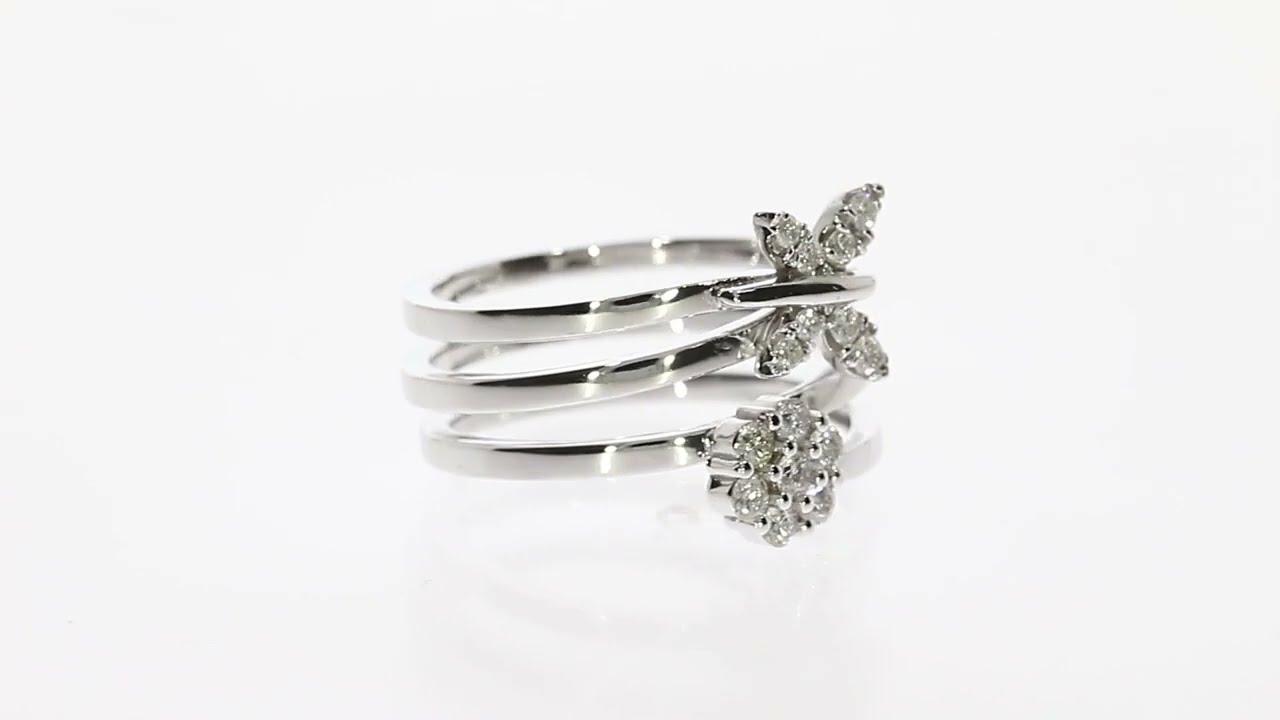 Diamond Designer Ring "Spring Butterfly" by YB Soul Jewelry 💎 RD01084-1