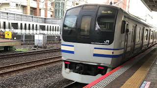 E217系 Y-18編成 走行音(市川→船橋)【総武快速線】