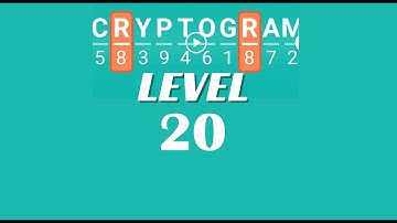 Cryptogram Level 20 Answers ✅ | Go Answer