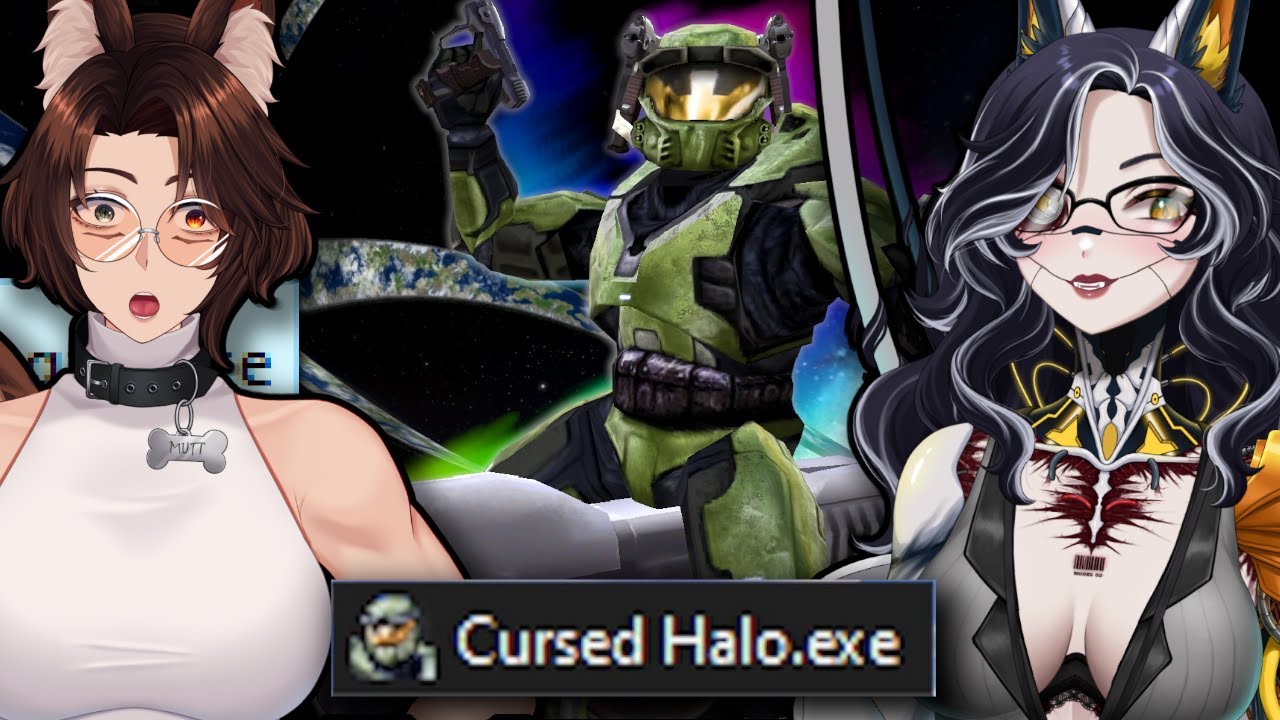 Two 30-Year-Old VTubers Suffer Through Cursed Halo Co-Op - YouTube