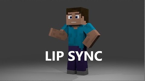 Lip-sync - Minecraft animation (ZAMination rig)