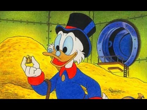 Donald Duck's Uncle Scrooge worth a cool 4 trillion dollars - YouTube