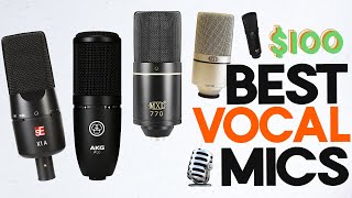 Best $100 Vocal Microphones [Condenser Mic Shootout - AKG, MXL, SE Electronics]