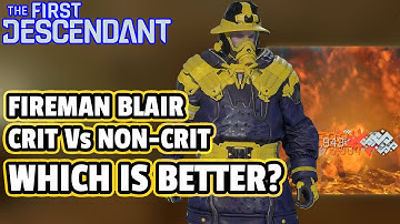 [FIRST DESCENDANT] BLAIR Non-CRIT Vs CRIT Build: Which One Is Worth it?