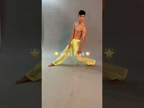 Male model photoshoot