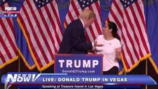 FNN: Hispanic Woman Goes Nuts For Donald Trump
