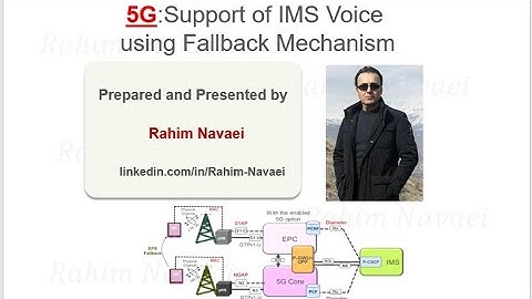 5G System Fallback Mechanisms (EPSFB/ EPS Fallback) for IMS Voice by Rahim Navaei #5g #4g #telecom