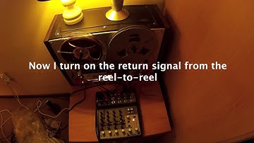 Reel to reel analog tape delay