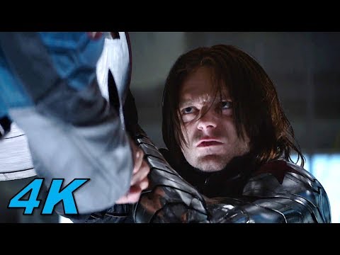 Steve Rogers vs Bucky Barnes Fight Scene | Captain America: The Winter Soldier (2014) Movie Clip