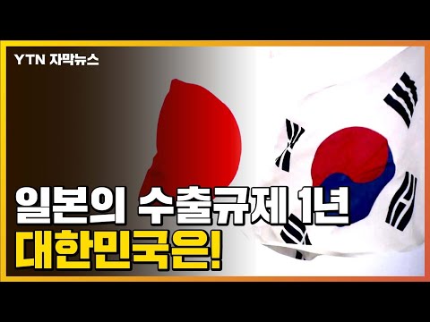 자막뉴스 일본의 보복성 수출규제 1년 후 대한민국은 YTN 